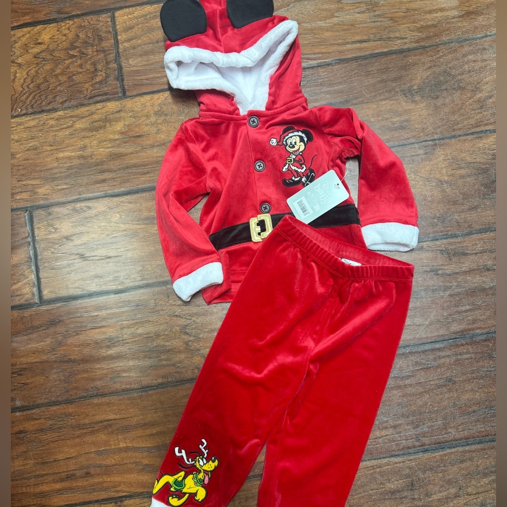 Mickey Mouse Disney Christmas outfit 18/24 months